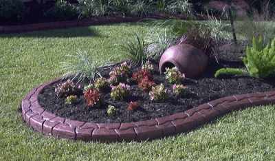 decorative concrete curbing