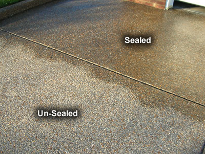 Wash and Seal Concrete